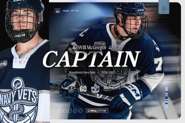Will McGregor Named Captain of the Woodstock Navy Vets